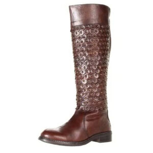 LUICHINY, TOUGH STUFF KNEE HIGH BOOT, WOMENS, BROWN Size 7